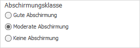 Abschirmungsklasse Linear Building