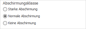 Abschirmungsklasse Linear Building