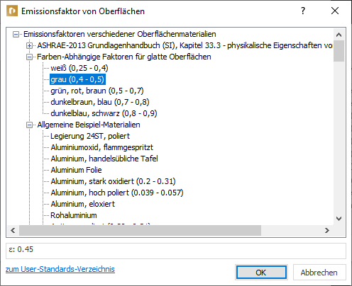 Emissionsfaktor AutoCAD