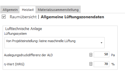 Lufttechnische Anlage Linear Building