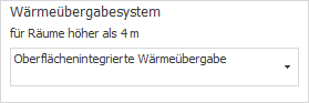 Wärmeübergabesystem Linear Building