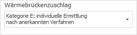 Wärmebrückenzuschlag Linear Building