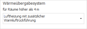 Wärmeübergabesystem Linear Building