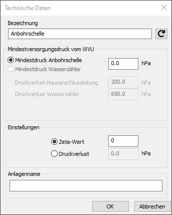 Technische Daten Anbohrschelle Linear Revit