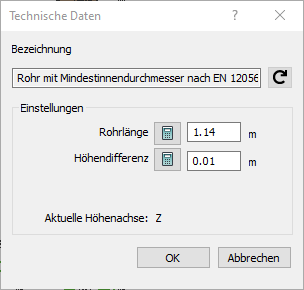 Bauteildaten Rohr Linear Revit