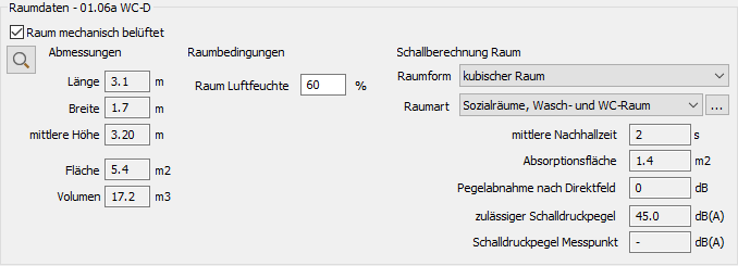 Raumdaten Linear Revit