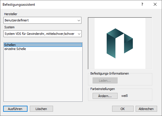 Befestigungsassistent linear