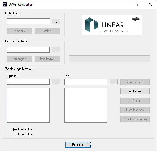 DWG Konverter Linear AutoCAD