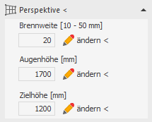Bereich Pespektive Linear AutoCAD