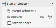 Bereich Starr anbinden Dachentwässerung Linear AutoCAD