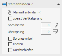 Bereich Starr anbinden Linear AutoCAD