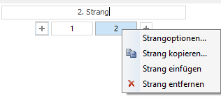 Strang Kontextmenü AutoCAD Schemagenerator