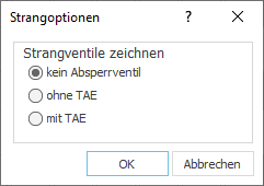 Dialog Strangoptionen Linear AutoCAD