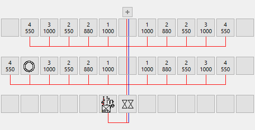 Schemagenerator Heizung mit zusätzlich hinzugefügten Symbol in den LINEAR Solutions für Autodesk AutoCAD