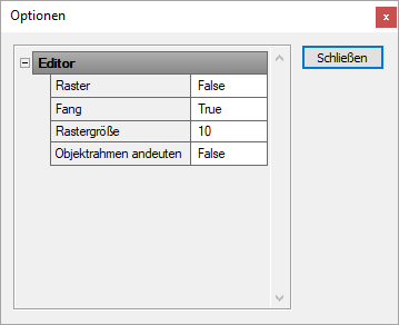 Optionen Linear Report Edit