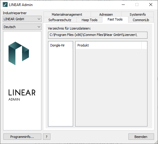 Tab Fast Tools - LINEAR Admin