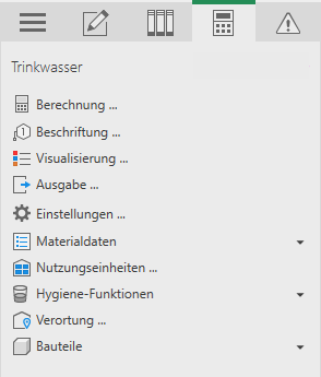 Trinkwasser Analyse Linear