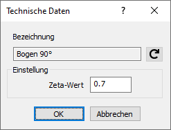 Technische Daten Bogen Linear Revit