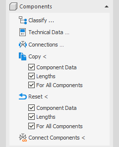 Analyse heating components Linear AutoCAD