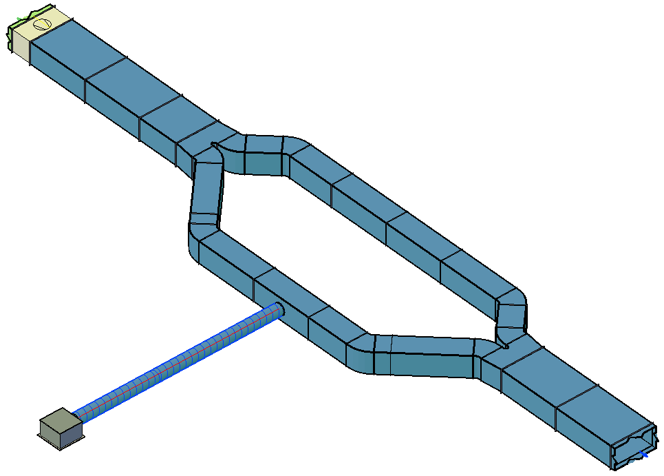 Balancing ventilation model Linear Revit