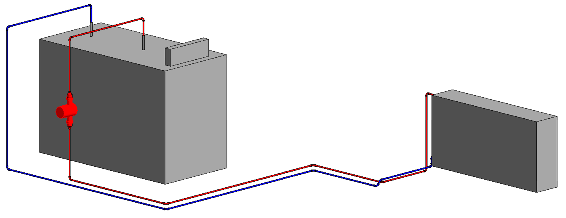 Model heating small 3D Linear Revit