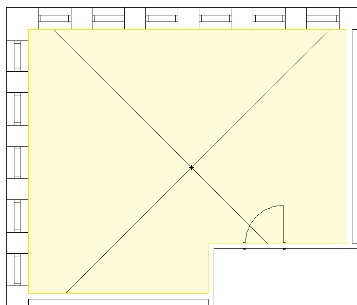 Construction surface room Linear Revit