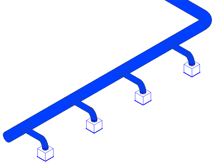 Flexible connection bends Linear Revit