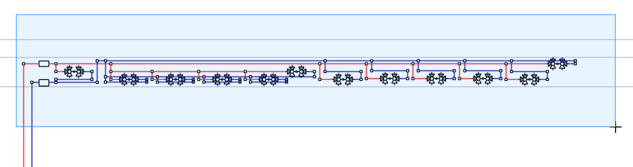Selection of components to be transferred in the Schema Editor of the LINEAR Solutions for Autodesk Revit