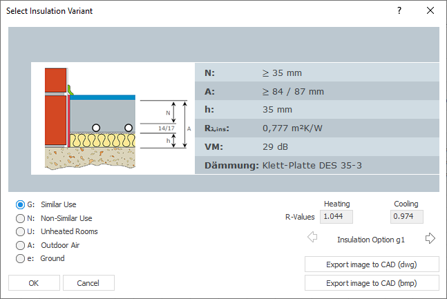 Select Insulation Variant LINEAR Building