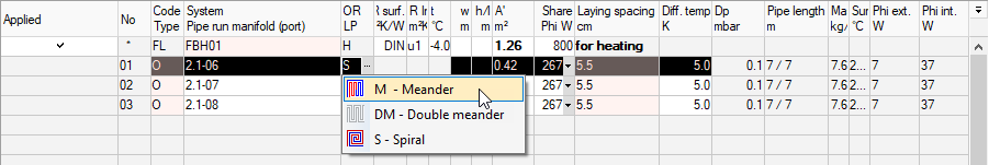Radiant Heating Room Context Menu LINEAR Building