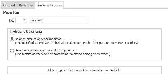 Radiant Heating Pipe Run Linear Building