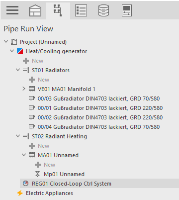 Pipe Run View LINEAR Building