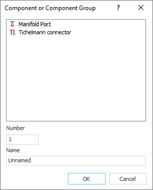 Component component group dialog Linear Building