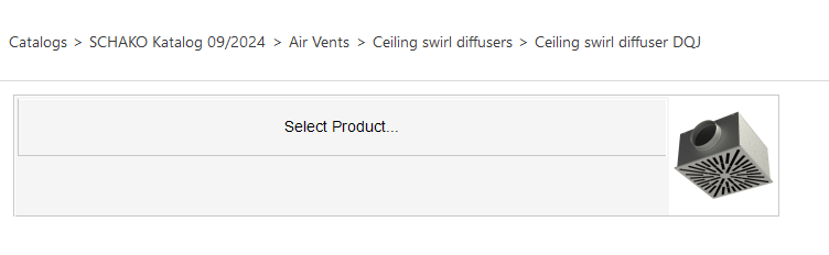 ProductBrowser of the LINEAR CAD Browser