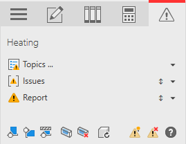 Reports tasks tab Linear Revit