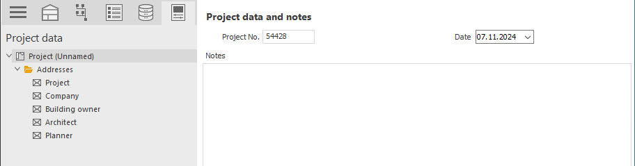 Project Data Comments Linear Building