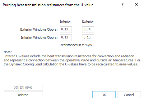Purging U value Linear Building