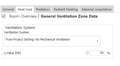 Ventilation system Linear Building