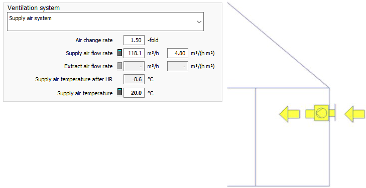 Ventilation System Linear Building