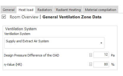 Heat load building Linear Building