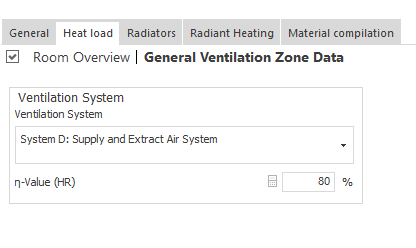 Heat load building Linear Building