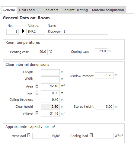General data room Linear Building