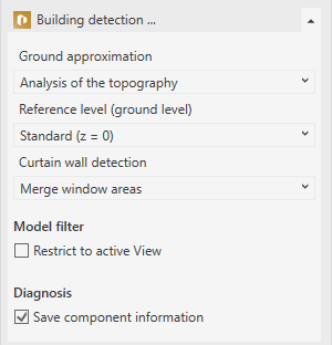 Building detection Linear Revit