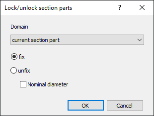 Dialog pipe section data Linear Revit