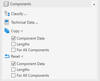 The components area of the discipline waste water in the LINEAR Solutions for Autodesk Revit