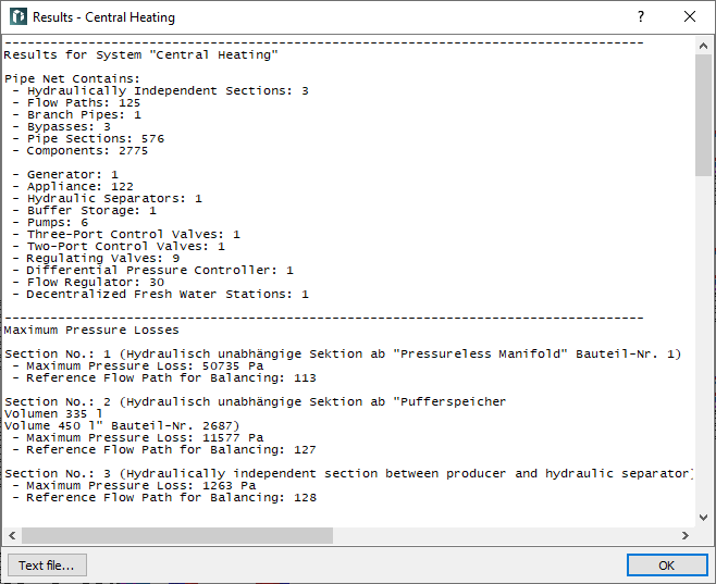 Dialog results Linear Revit