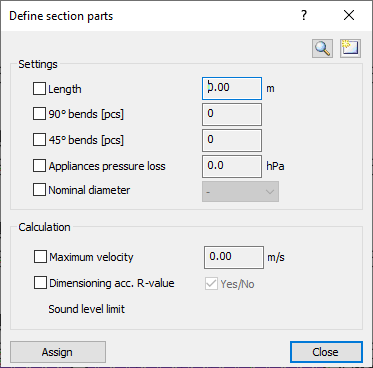 Define pipe sections Linear AutoCAD