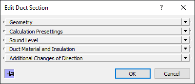 Dialog edit section Linear Revit