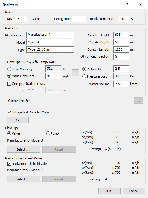 Technical Data Radiator LINEAR Revit