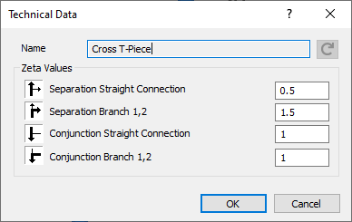 Technical Data Crossing T-piece Linear Revit
